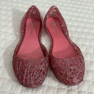 Melissa Sparkly Pink Dress Shoes